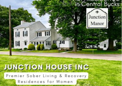 Junction Manor Structured Sober Living for Women in Warminster, Pennsylvania